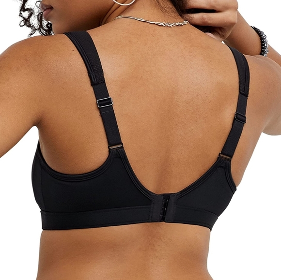 Champion Womens Spot Comfort Full Support Sports Bra Black 34G (59) - Picture 2 of 7